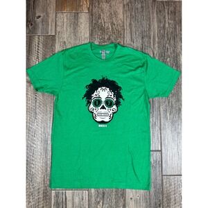 BreakingT NFLPA Player Skull Graphic Green‎ T-Shirt Men's Medium